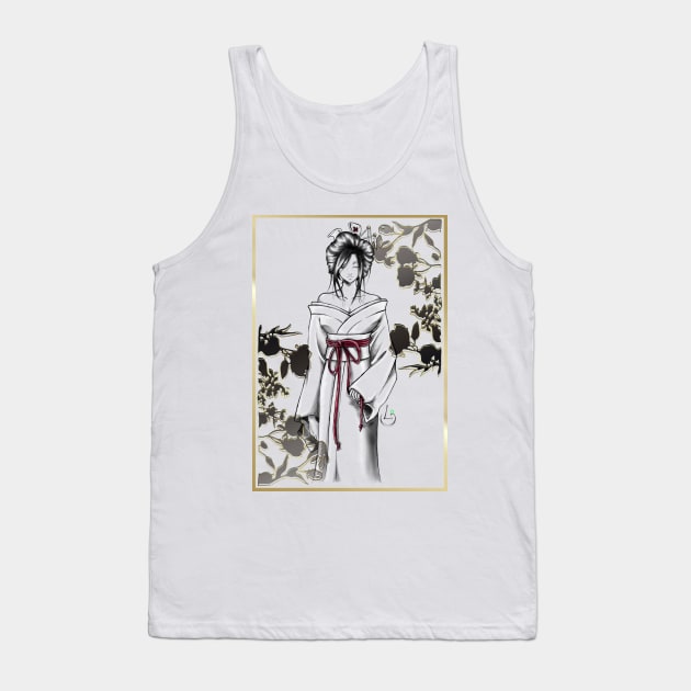 Madam Ghostly Tank Top by AudreyWagnerArt